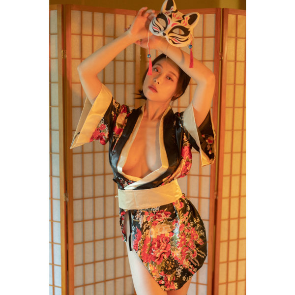 【夢幻遊郭】咲き乱れる恋心 黒の花魁 画像1