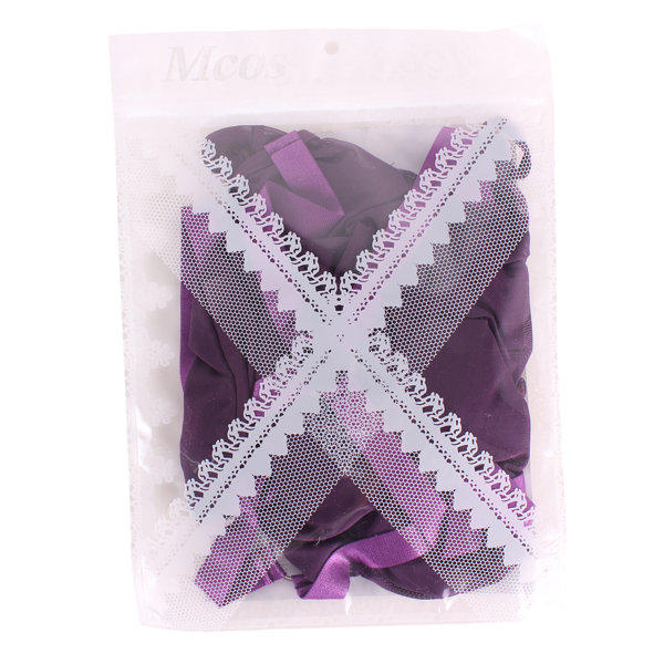 透け透けパープルボディドレス（YA0110） 画像6