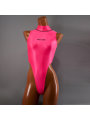 ハイネックTバックハイレッグスイムスーツ / Hi neck Thong back Swimsuit （T-0303 KW）（2X， Toxic Rose）