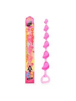 直列6亀〇ビーズ ピンク（p-349）のサムネイル画像