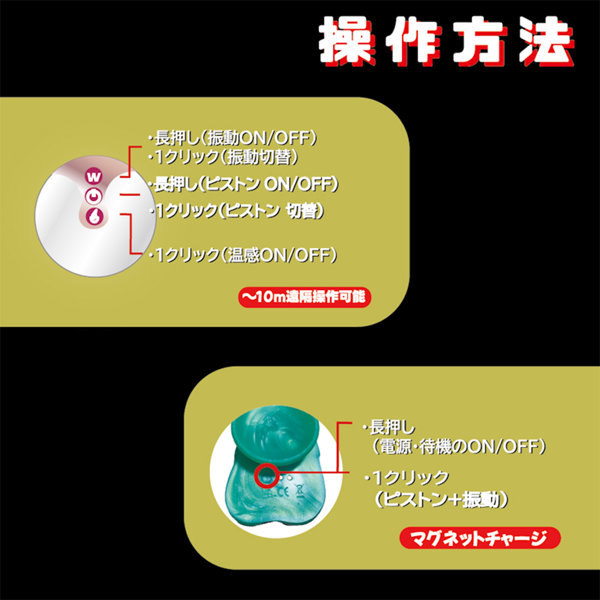 【龍鱗 Dragon Dick】 リモコンディルドバイブ（KK-105） 画像7