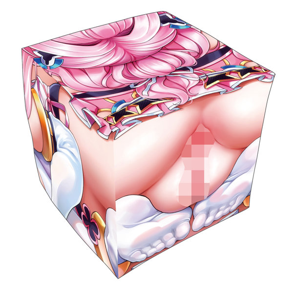 箱化インサートエアピローカバー＃6 チアリーピンク イラスト:v-mag 画像1