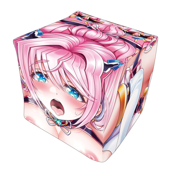 箱化インサートエアピローカバー＃6 チアリーピンク イラスト:v-mag 画像2