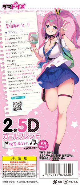 2.5Dガールフレンド 後背位Ver. 彩湖めとり イラスト:柳々 画像1