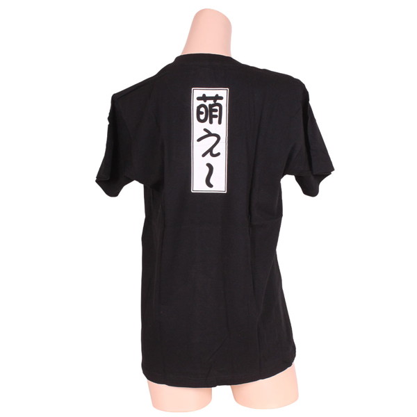 萌え画Tシャツブラック 2 画像2