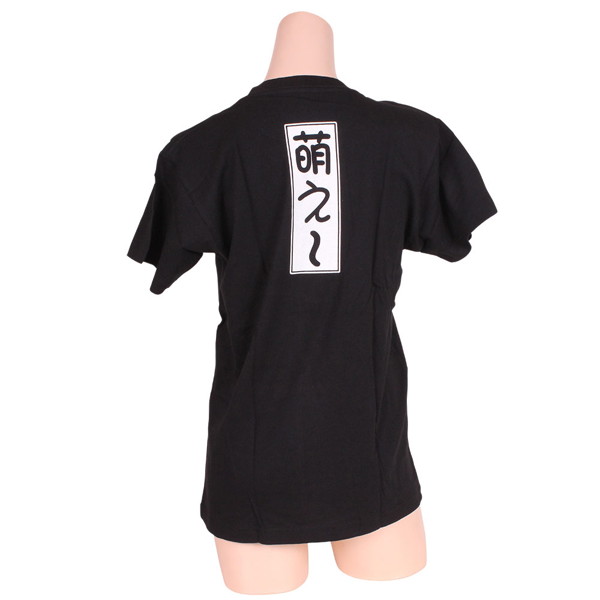 萌え画Tシャツブラック 3 画像2