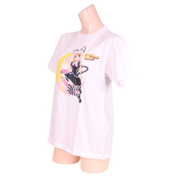 萌え画Tシャツホワイト 4 画像1