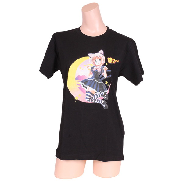 萌え画Tシャツブラック 4 | エロリンク・女性用玩具データベース