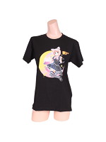 萌え画Tシャツブラック 4のサムネイル画像