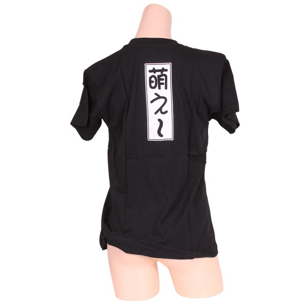 萌え画Tシャツブラック 5 画像2