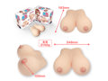 豊乳 釣鐘型 Gカップふわふわリアルおっぱい 2150g 画像9
