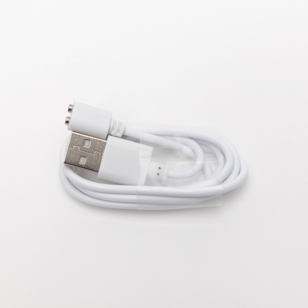 マグネット式USB充電ケーブル（白）Type-R6