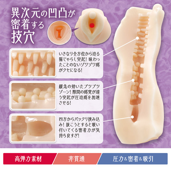 極上名器ほ〜るいんっ！Vol.3 圧力＆密着＆吸引 ［日本製］［高弾力素材］［非貫通］ illustration by 乃莉助 画像1