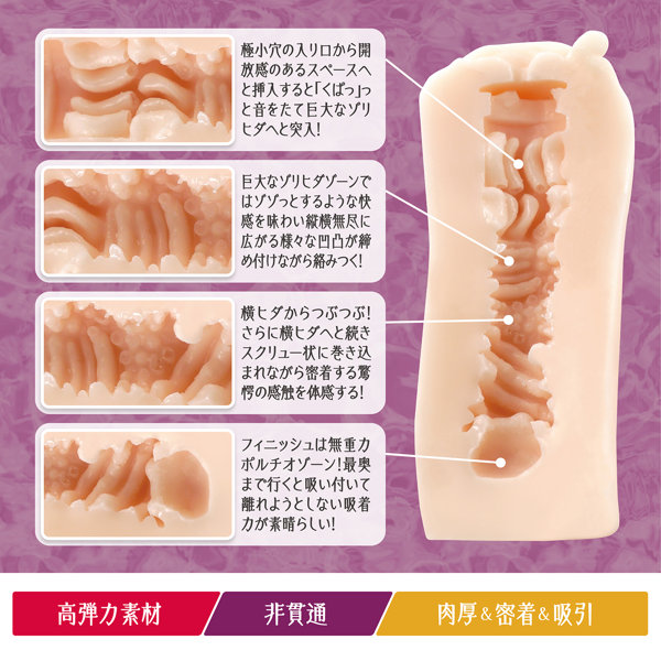 極上名器ほ〜るいんっ！Vol.6 肉厚＆密着＆吸引 ［日本製］［高弾力素材］［非貫通］ illustration by メツブシ 画像1