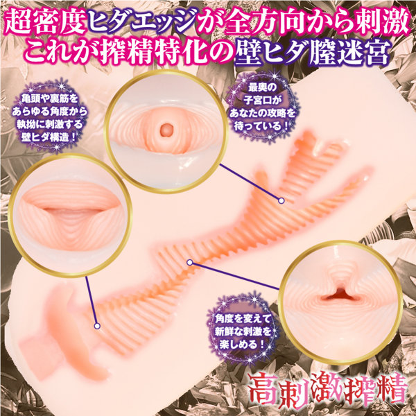 誘惑エルフの壁ヒダち●迷宮【高密度ヒダのランダムエッジ構造 重量560g】（yelo-037） 画像1