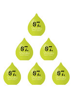 YUIRA-ZERO7shizuku- ブライトグリーン 6個セット ［パウチローション付属］［先端刺激突起付き］［サ●派向け］