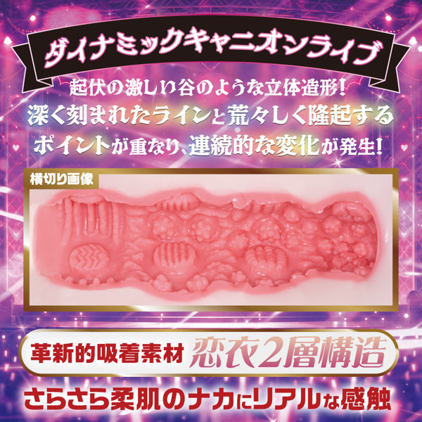 小悪魔アイドル黒咲あくり ダイナミックキャニオンライブ【重量1600グラム 起伏の激しい内部構造 最高峰の没入体験】（mach-078） 画像2