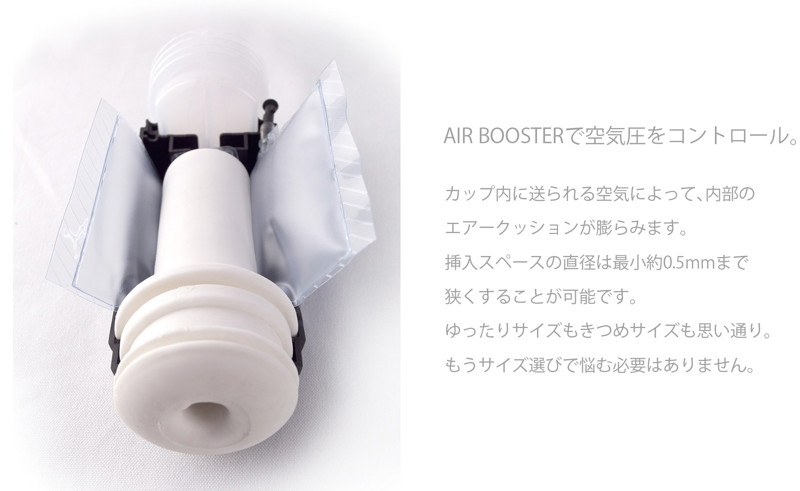 MEN’S MAX AIR BLACK（メンズマックスエアーブラック）【締め付けを自在にコントロールAIR BOOSTER搭載 リングタイプの黒】 画像4