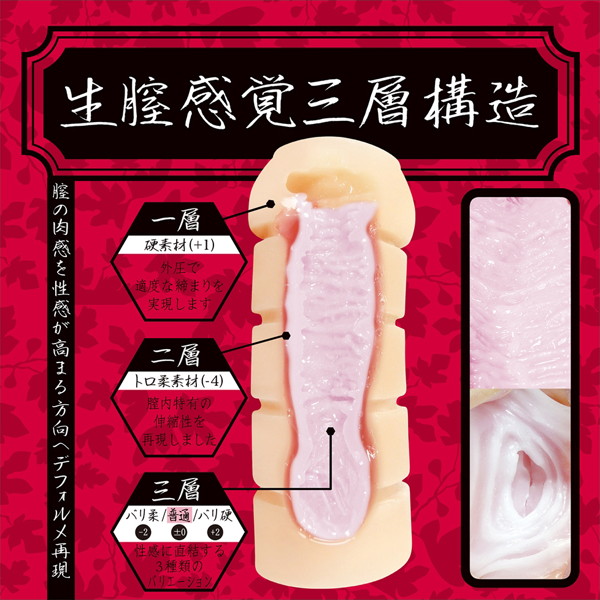 生膣感覚三層構造 夢無花果(ゆめいちじく) 【小型】普通(0) 画像1