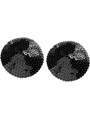 ニップルカバー スパンコールラウンド黒