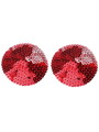 ニップルカバー スパンコールラウンド赤