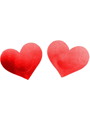 ニップルシール ハート 赤