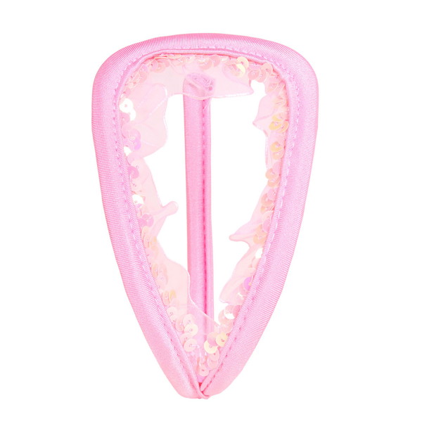 ラメで華やかに彩るオープンCスト ピンク