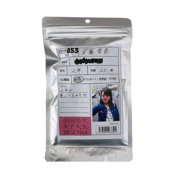 【使用済み風加工品】安藤雪奈 大学2年生20歳