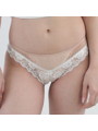 極薄シースルーレース付ローライズ股ワレTバック ホワイト