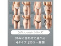 うすい。-usui- ハーフバックショーツ（白） 画像5
