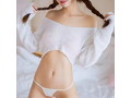 純白ニット＆バニーTバック 画像1
