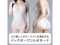 うすい。-usui- バックオープンレオタード（白） 画像5