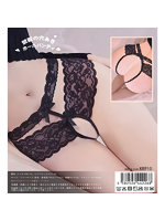 禁断の穴あきホールパンティ