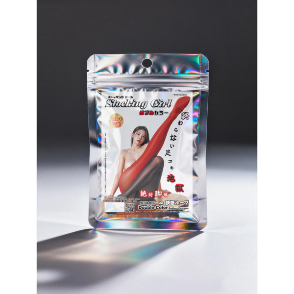 【Stocking Girl ダブルカラー】レッド X ブラック(FJ-102)