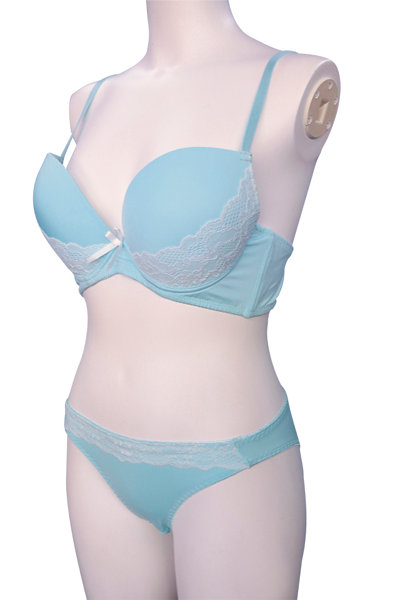 サックスレースブラ＆ショーツ おとこの娘用 画像6