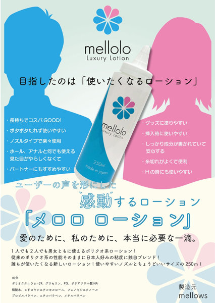 メロローローション ［日本製］［ポリクオ系］［ノズルタイプ］［250ml］ 画像2