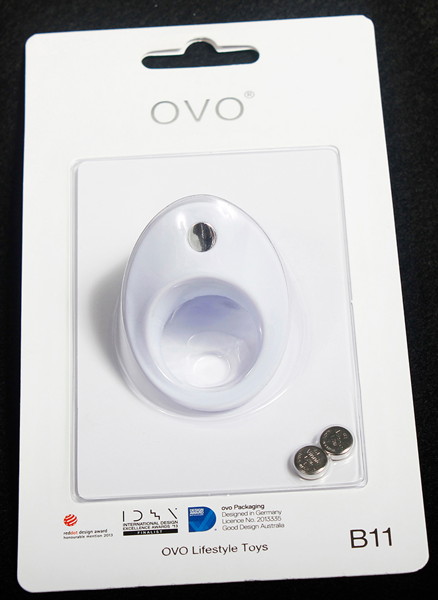 OVO B11 VIBRATING RING WHITE 画像2
