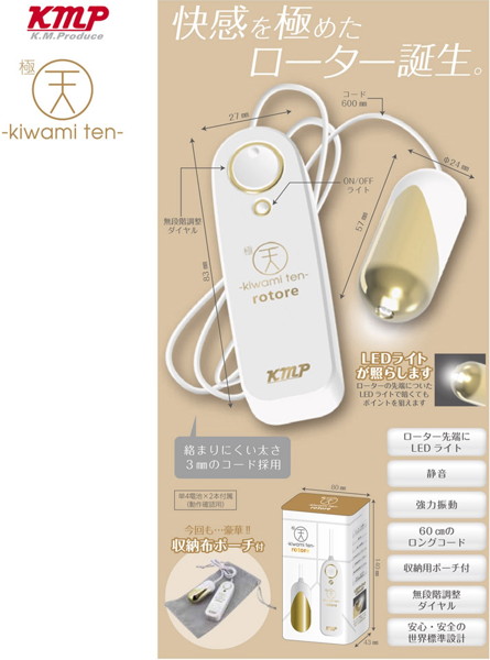 極天-kiwami ten- rotore ［無段階調節］ ［先端LEDライト］ 画像3