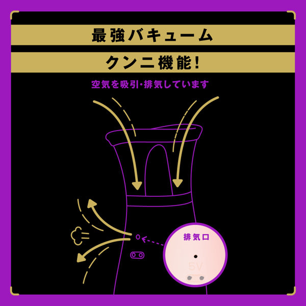 完全防水 舌舐吸引 PERO-CHUPA CUNNI ROTOR PREMIUM［ペロチュパクンニロータープレミアム］pink 画像3