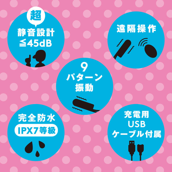 完全防水 静音設計 STREET ROTOR＋［ストリートロータープラス］ pink 画像2