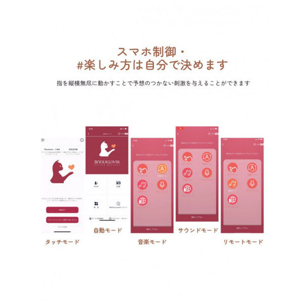 BeYourLover グルグルハコ ホワイト 吸うハコ 吸引バイブ 2点責め 遠隔操作 女性おもちゃ 画像7