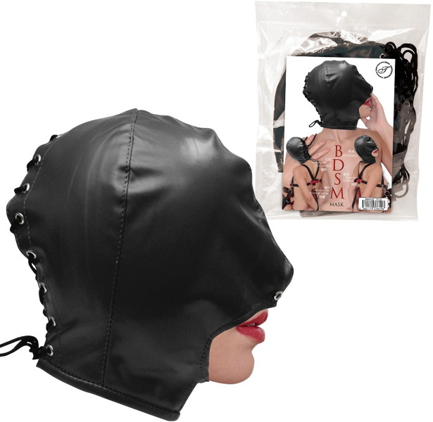 BDSMマスク ブラック