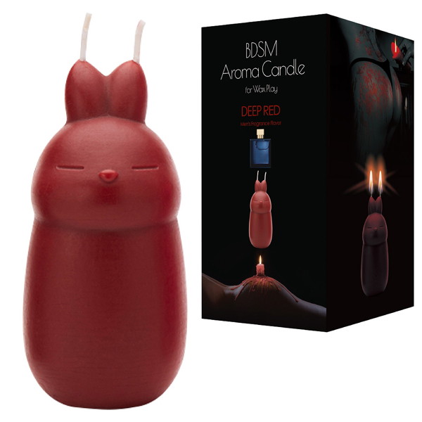 BDSMアロマキャンドル ディープレッド（メンズフレグランス）