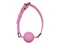 SMシリコン玉付口枷 PINK 画像1