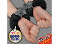 ファー付きハンドカフス ブラック 画像2