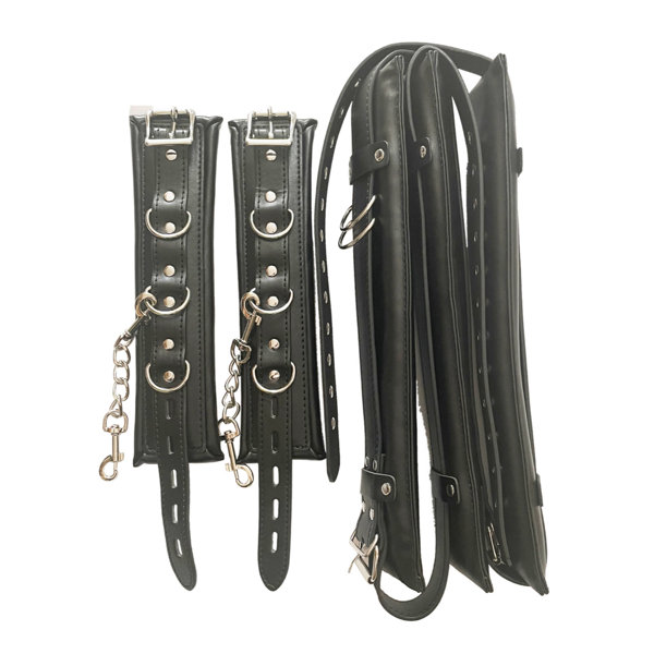 手枷拘束M字開脚ベルト（122） 画像3