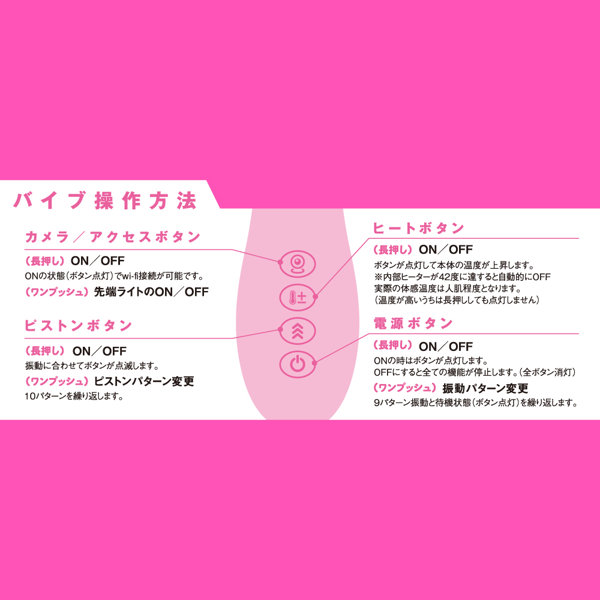 CAMERA PISTON VIBE 90 ［カメラピストンバイブ90］ 画像8