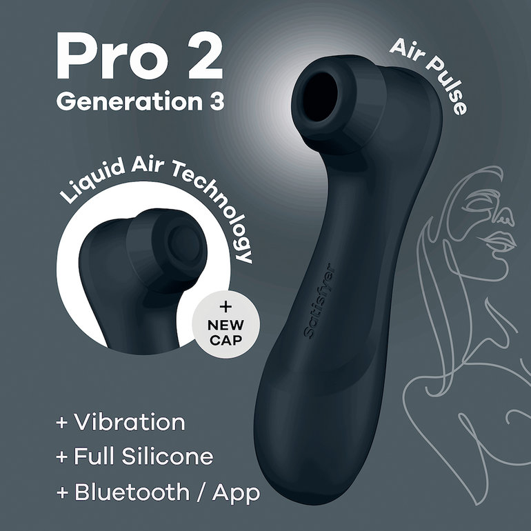 Satisfyer Pro 2 G3 ＋APP Dark Grey