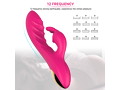 MELO Silicon Vibrator G-spot Rabbit Rose Red（L1293-0） 画像1