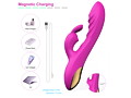 MELO Silicon Vibrator G-spot Rabbit Purple（L1293-1） 画像3